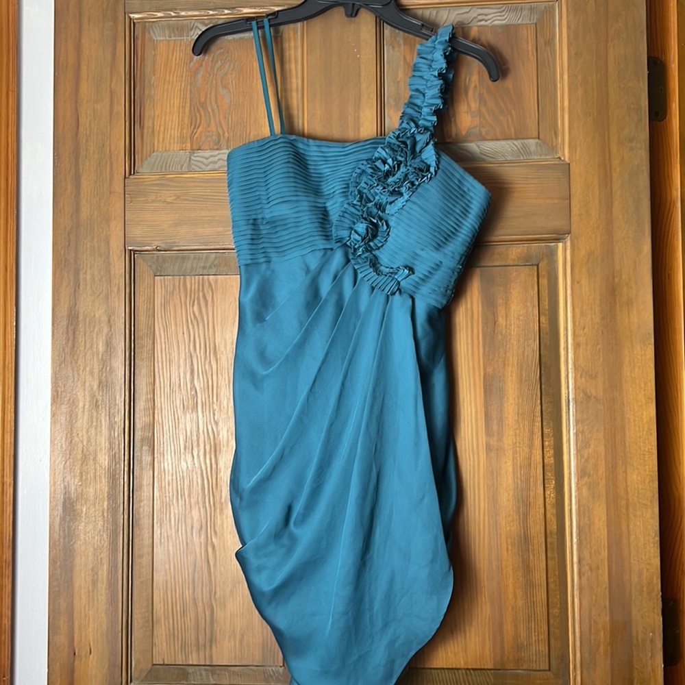 BCBG teal dress size 0